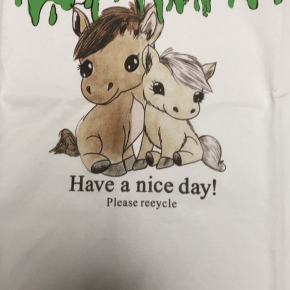 Women’s Long Graphic cotton Top size small - Picture 2 of 6